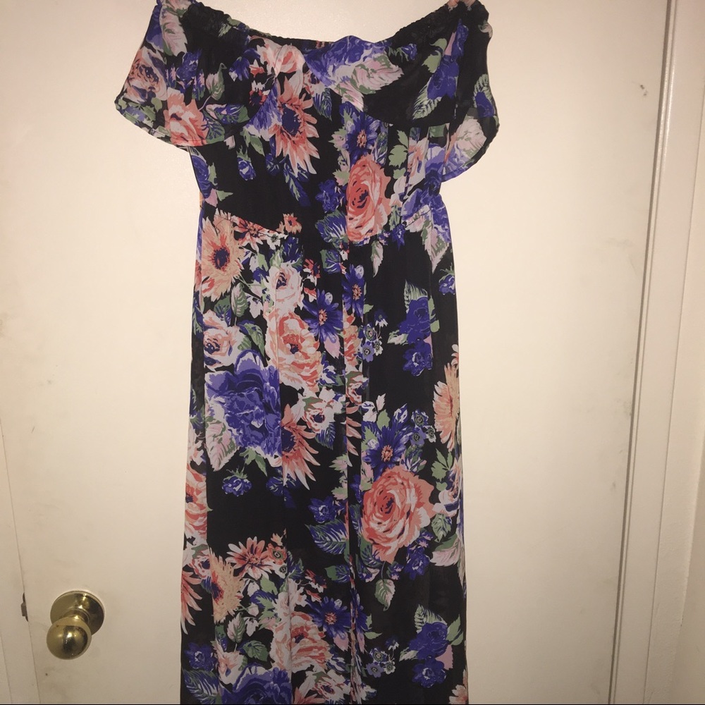 Flower maxi dress