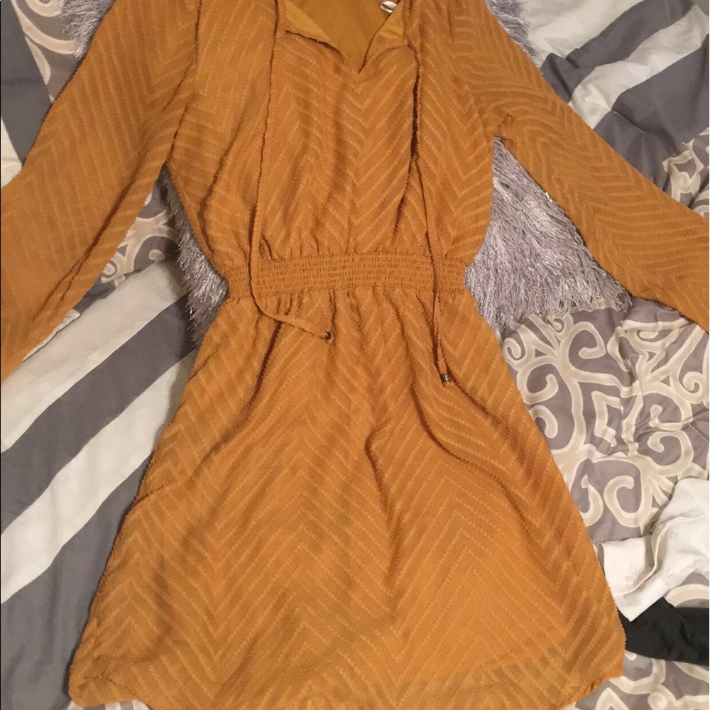 Yellow Boho Dress