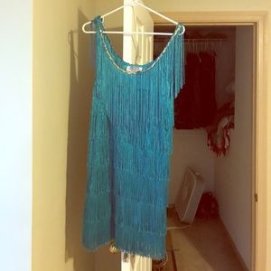 Adult flapper girl dress
