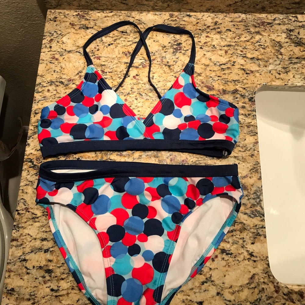 2 Piece Poka Dot Bathing Suit