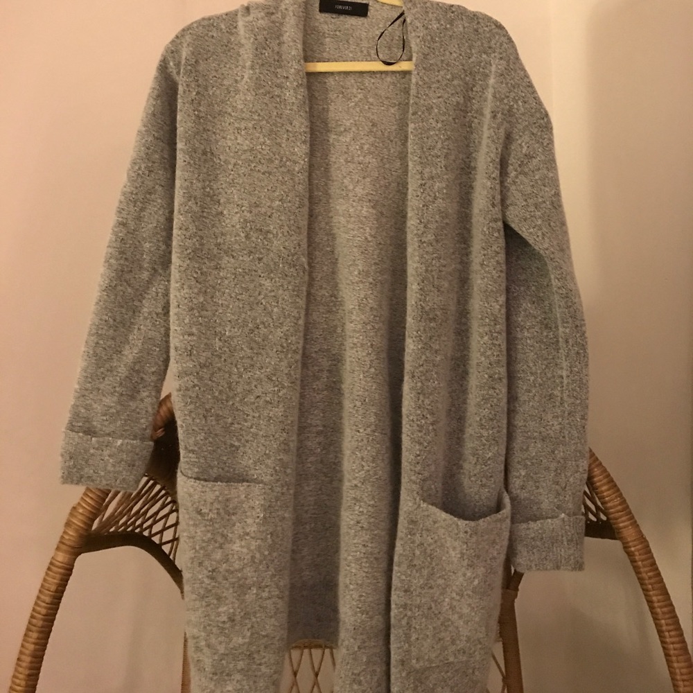 Grey Comfy Cardigan
