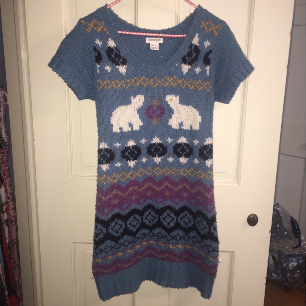 💙 Kensie Girl - Polar Bear sweater dress