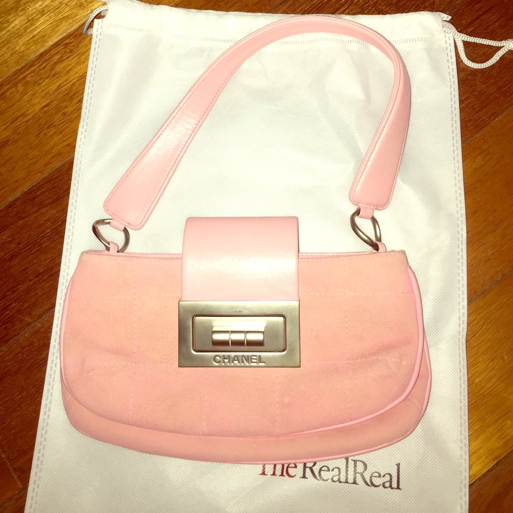 SOLD 100% Authentic Pink Chanel Mademoiselle Lock