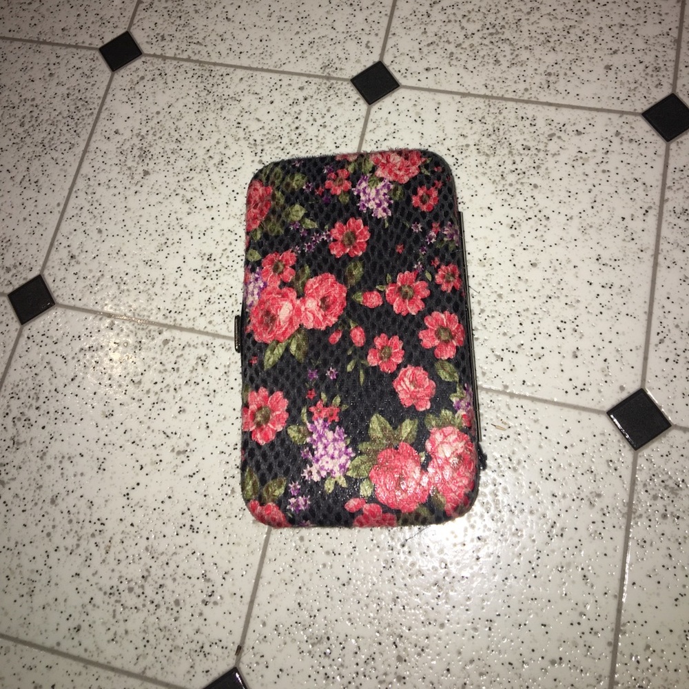 flowered wallet