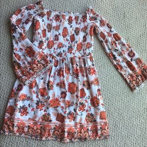 Off the shoulder floral dress