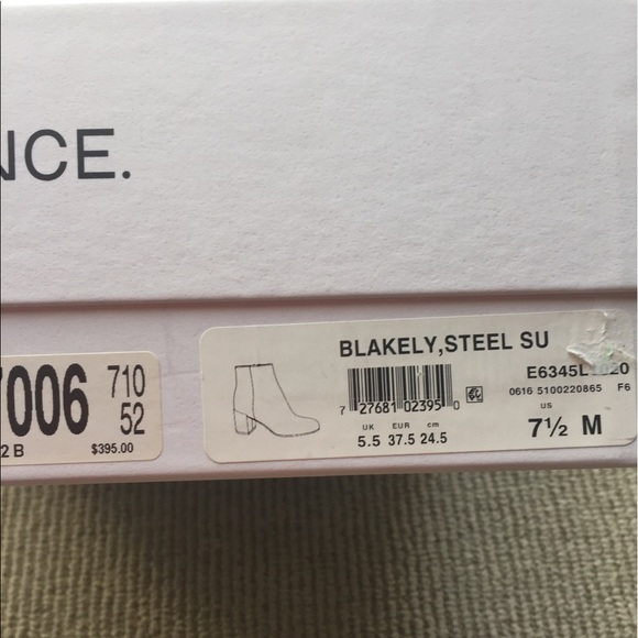 VINCE booties size 7.5 grey - Picture 2 of 4