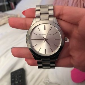 Michael Kors silver woman's watch