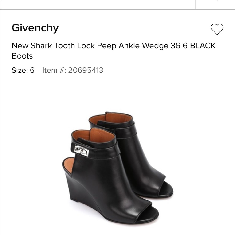 SOLD!!!! REDUCED!! Brand new Givenchy booties size