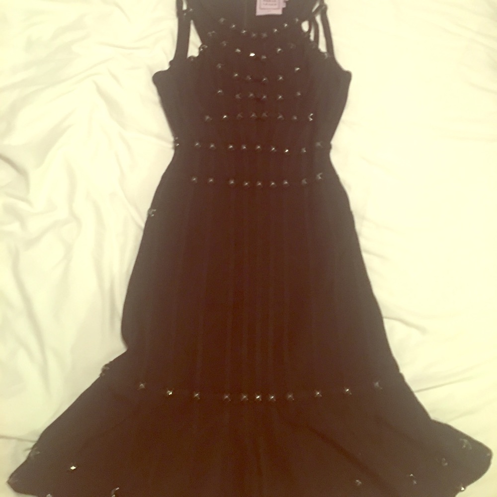 Black Herve Leger dress