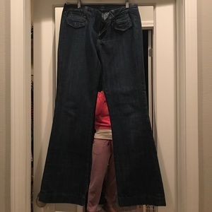 J. Crew trouser leg jeans