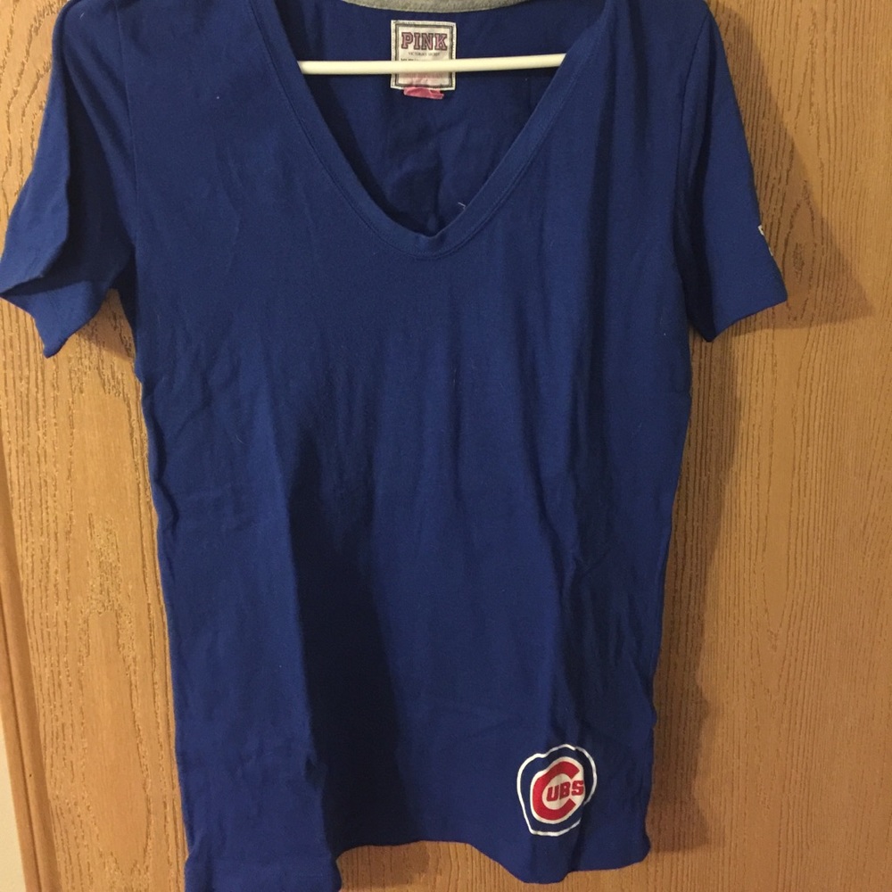 Medium Pink Chicago Cubs T Shirt