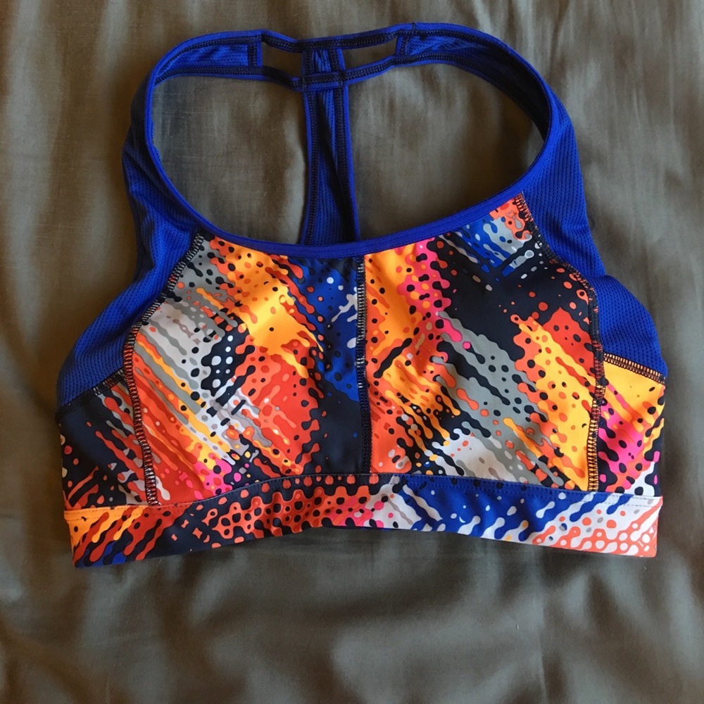 Athleta "Lava" Print Bra