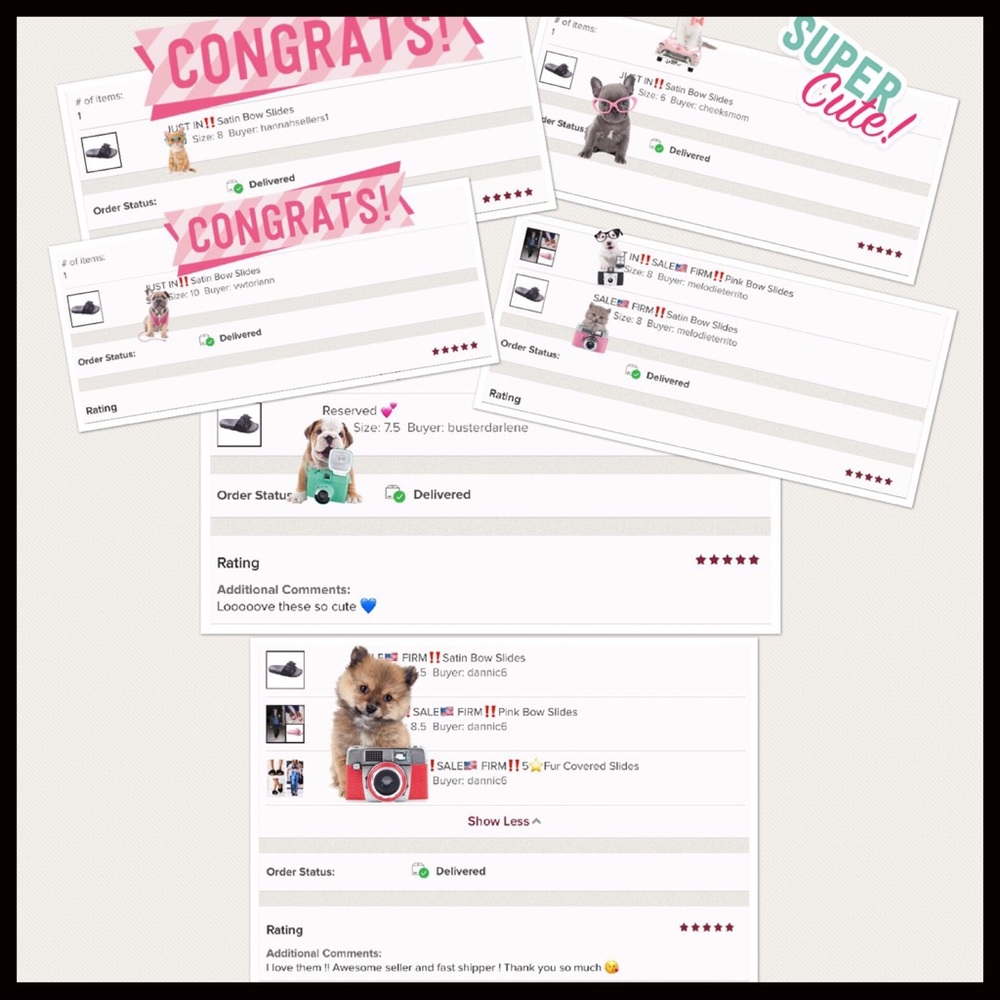 SIZE 6 CLEARANCE‼️Satin Bow Slides - Picture 6 of 7