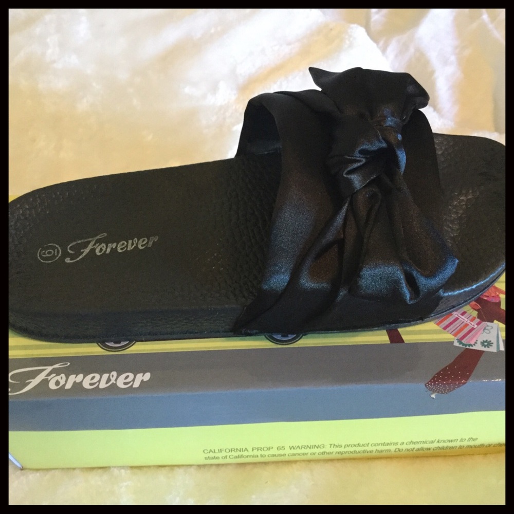 SIZE 6 CLEARANCE‼️Satin Bow Slides - Picture 7 of 7