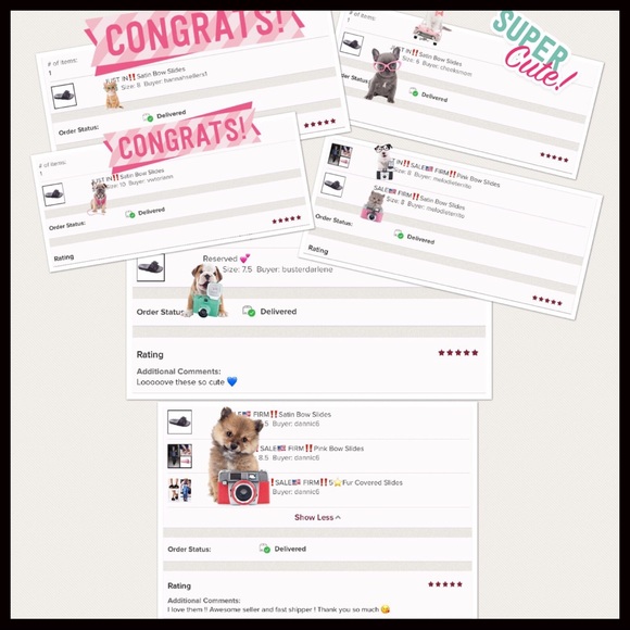 SIZE 6 CLEARANCE‼️Satin Bow Slides - Picture 6 of 7