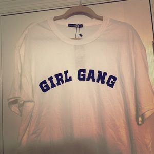 Girl Gang White T-Shirt