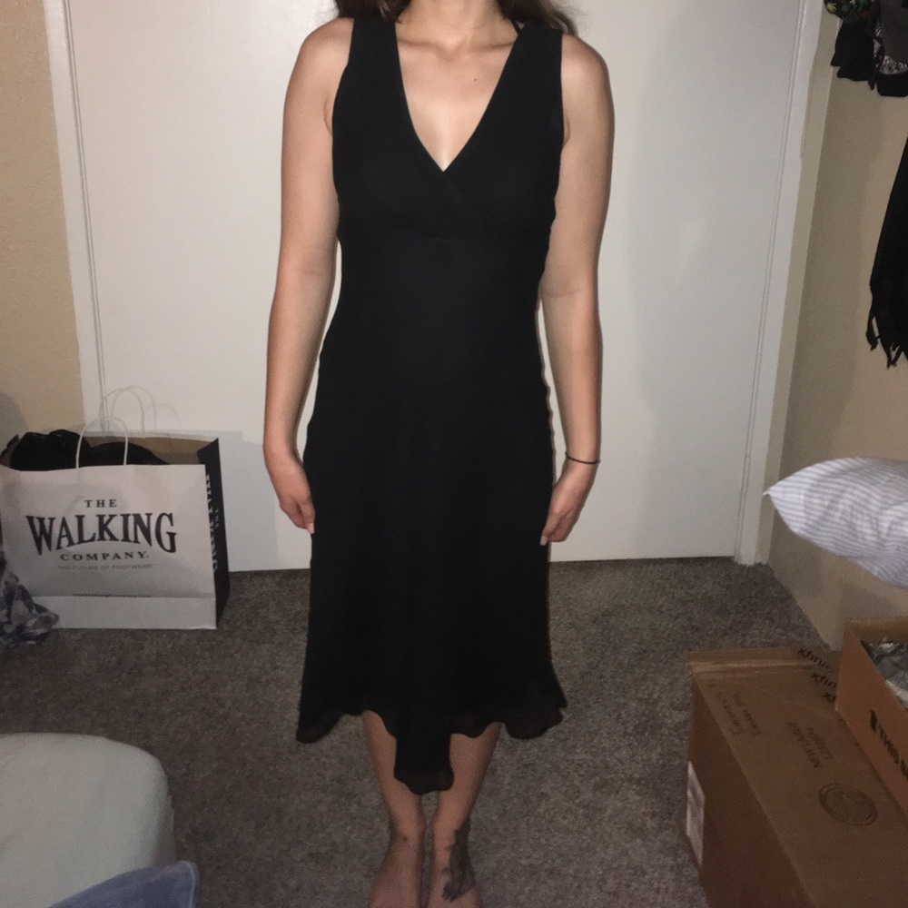 Black cocktail dress