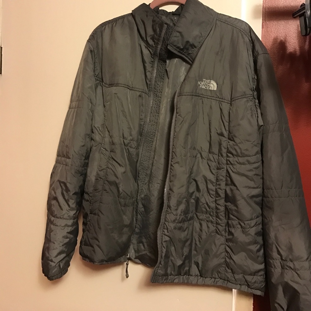 Men's north face jacket grey
