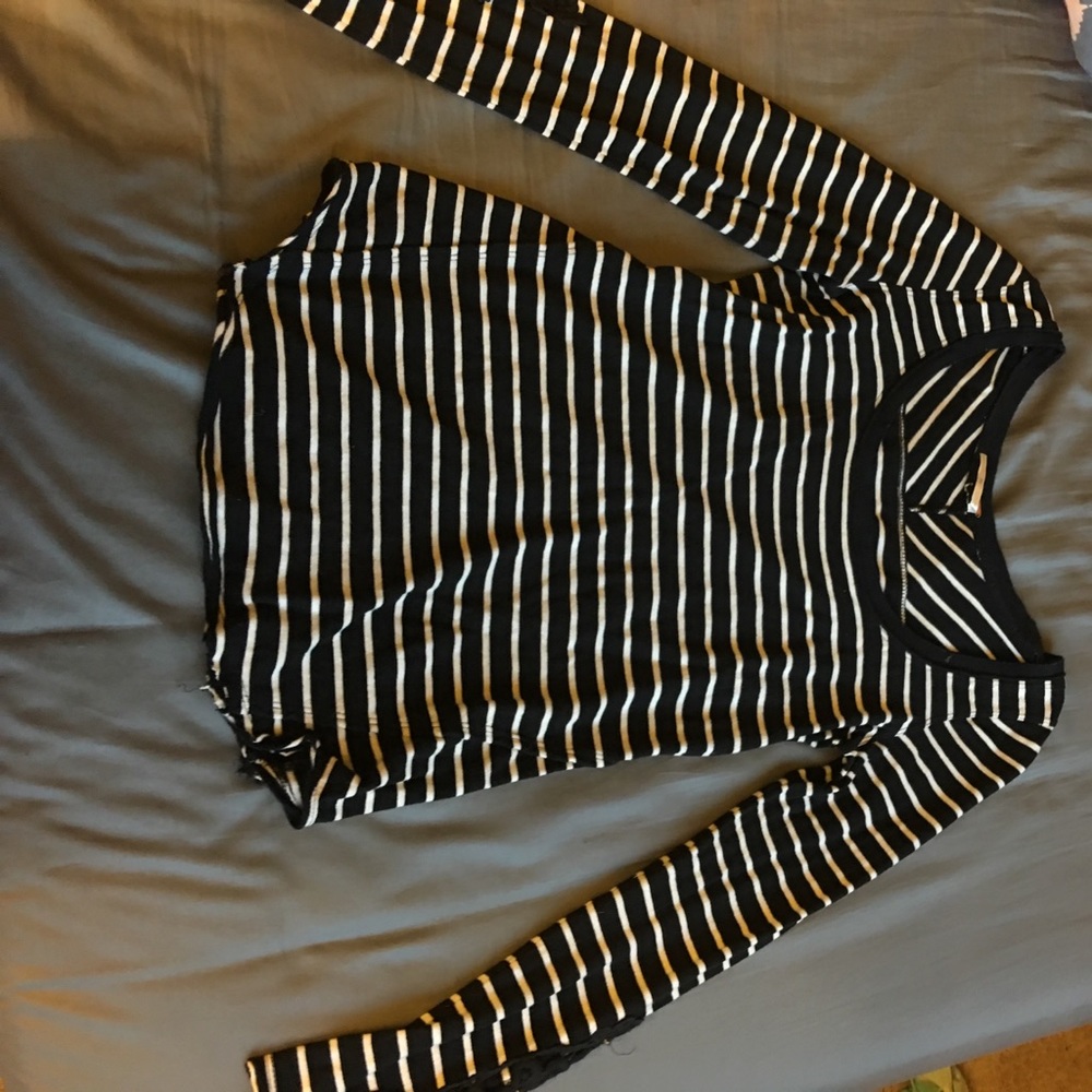 Free People Striped Tee