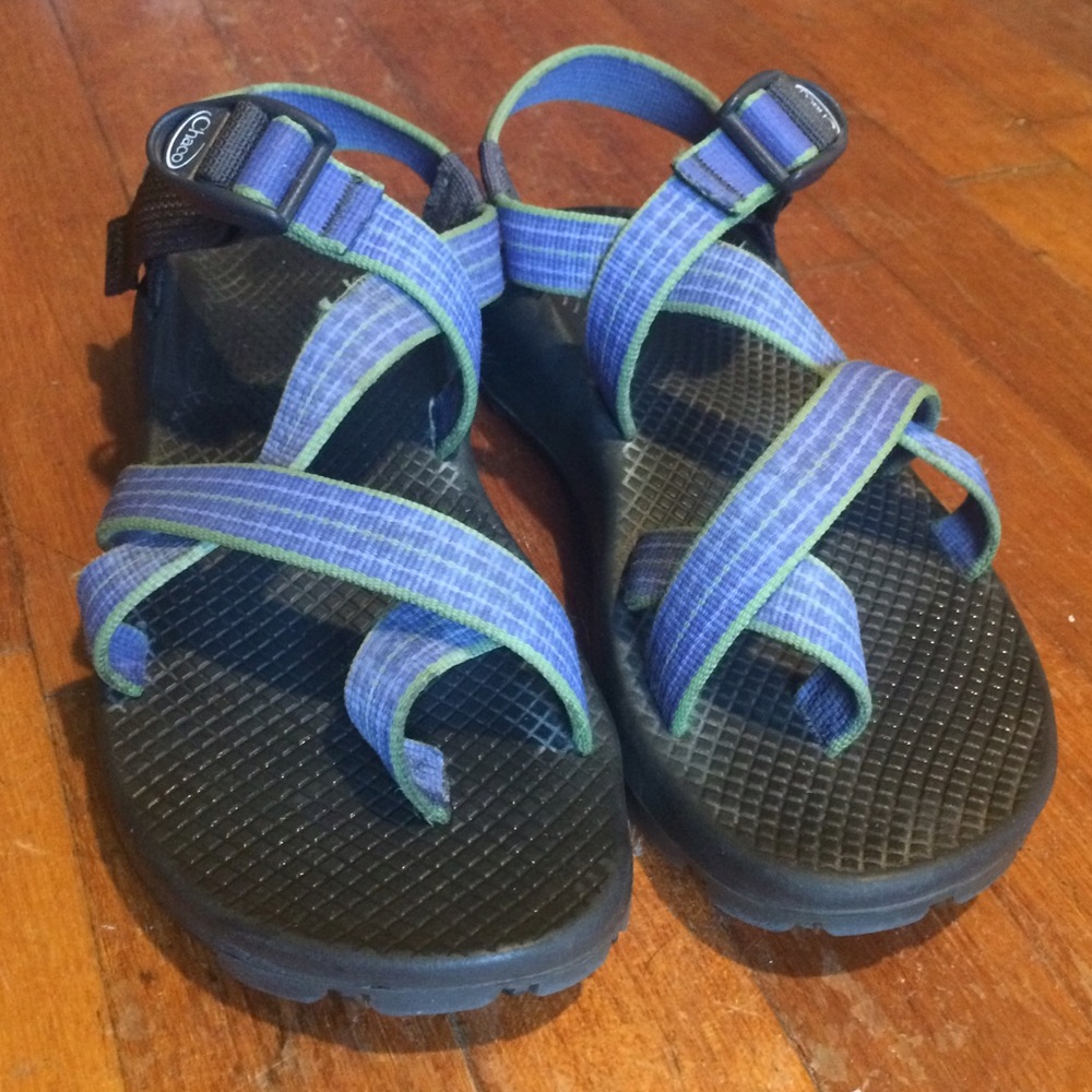 Blue women's Chacos- barely used, size 7