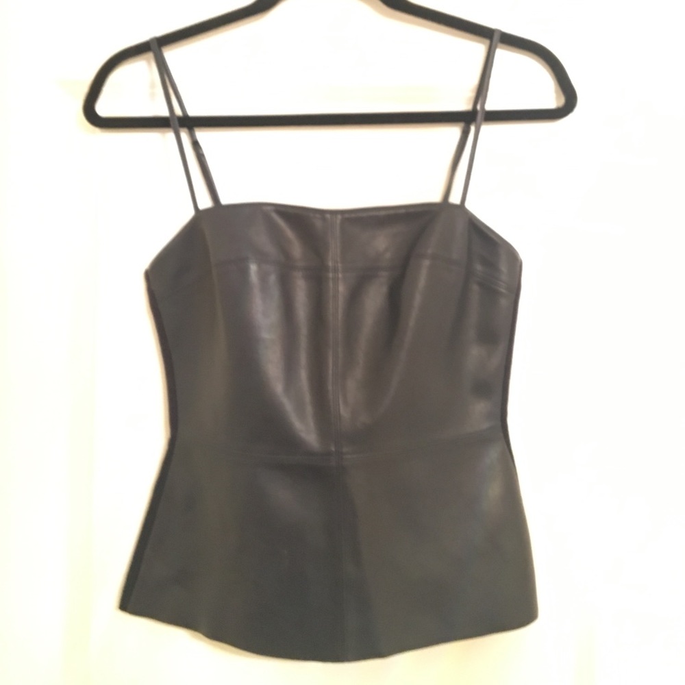 Black Leather Bailey 44 Top