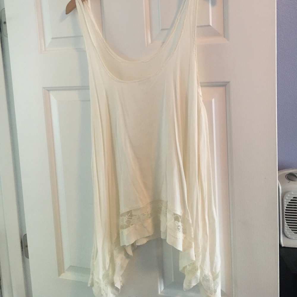 Free People Lace Trim Tank - Picture 1 of 2