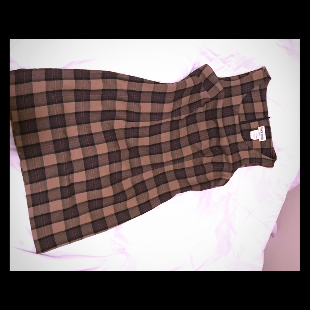 Vintage Plaid Dress