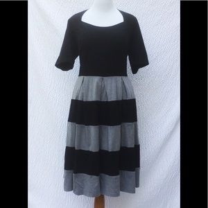 Black and Grey eshakti dress