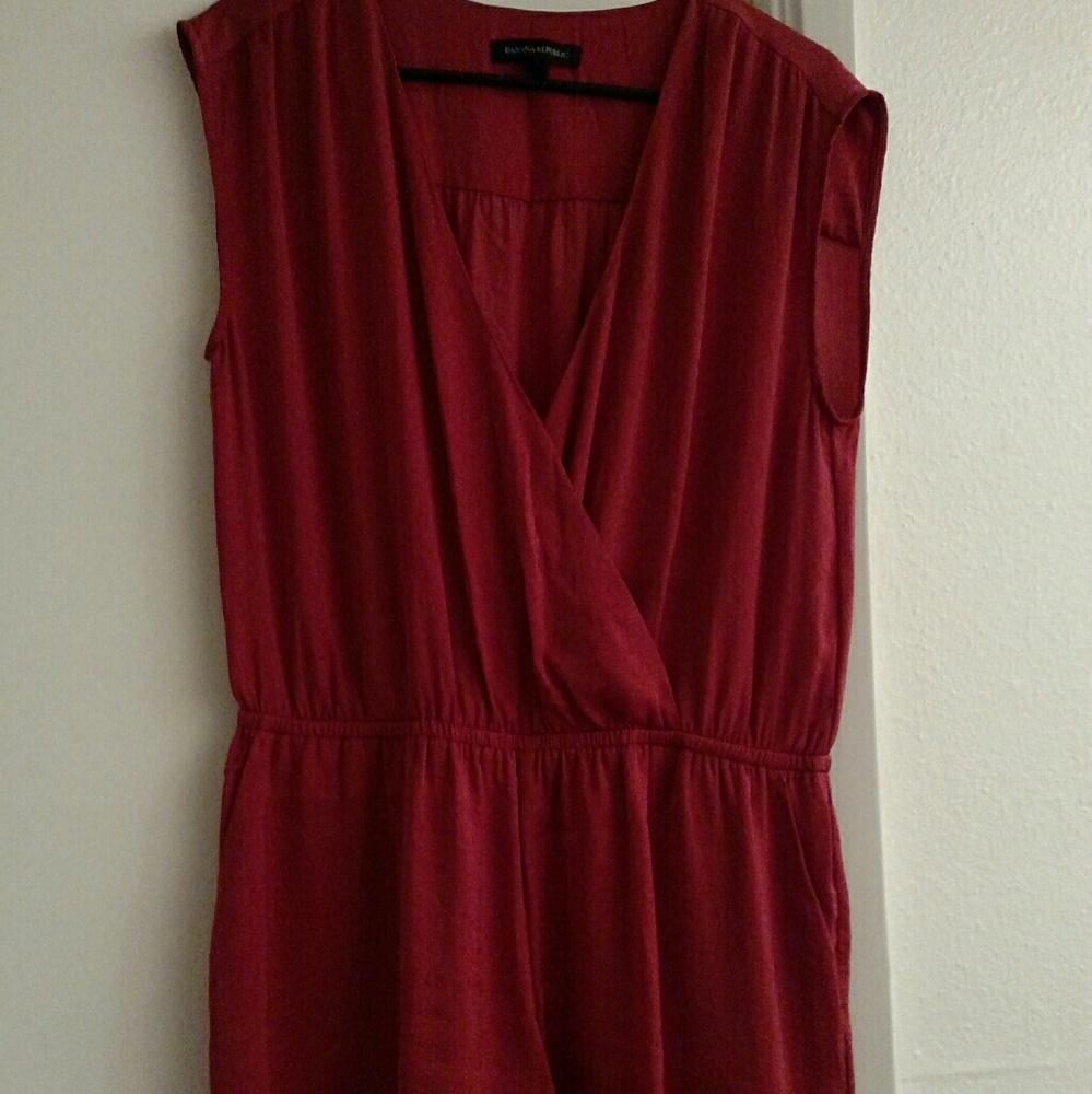 Jcrew rust romper