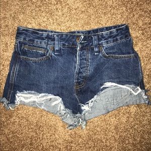free people jean short cutoffs