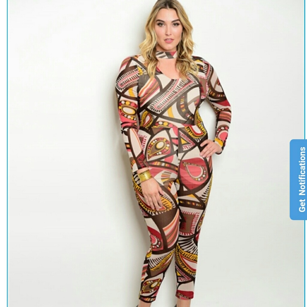 One piece jump suit