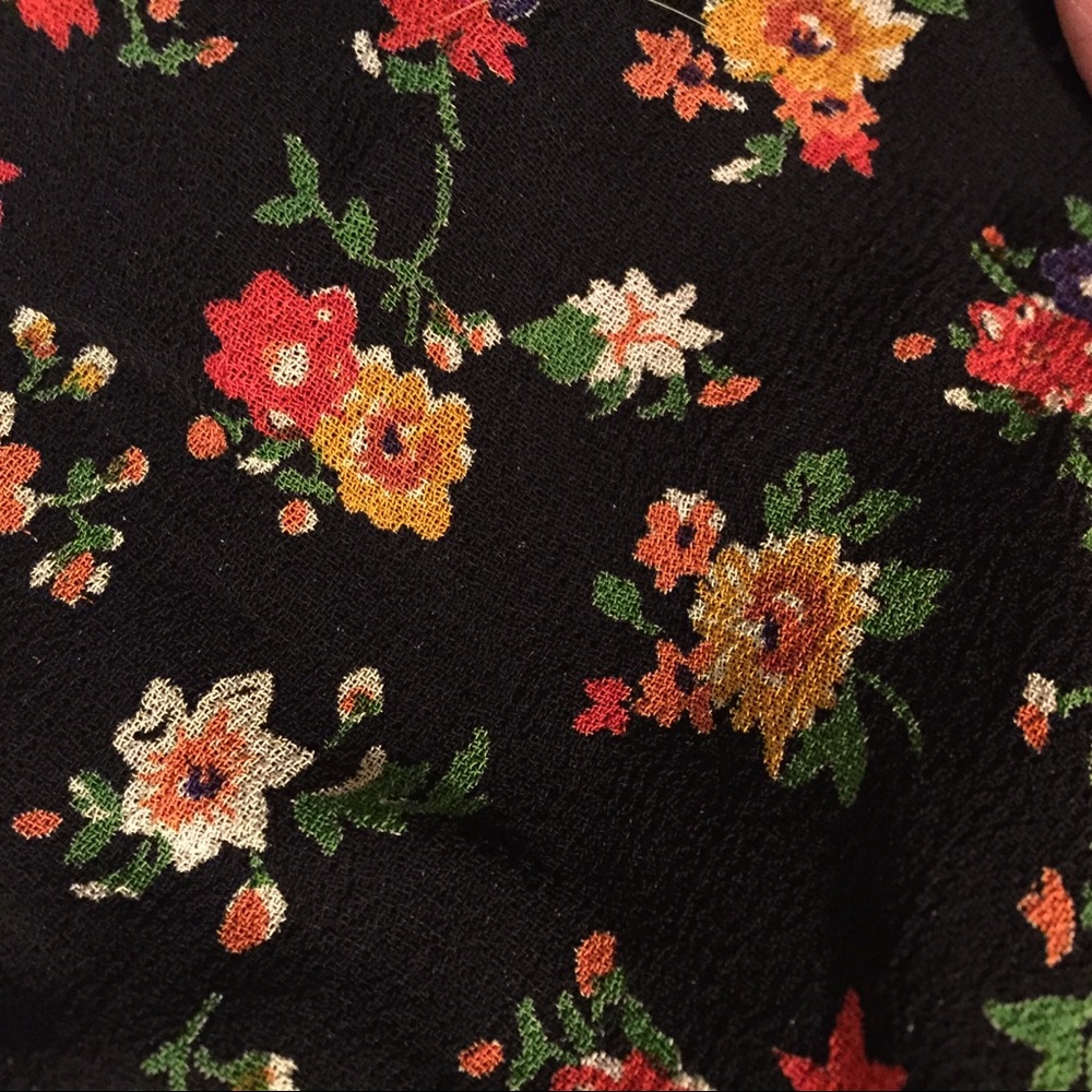 GAP girls 90s vintage floral lined skirt - Picture 3 of 4