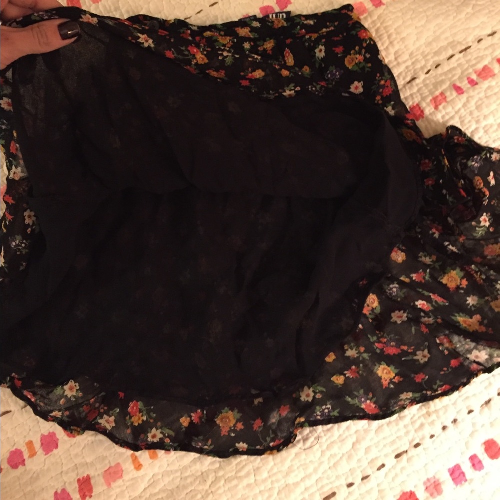 GAP girls 90s vintage floral lined skirt - Picture 4 of 4