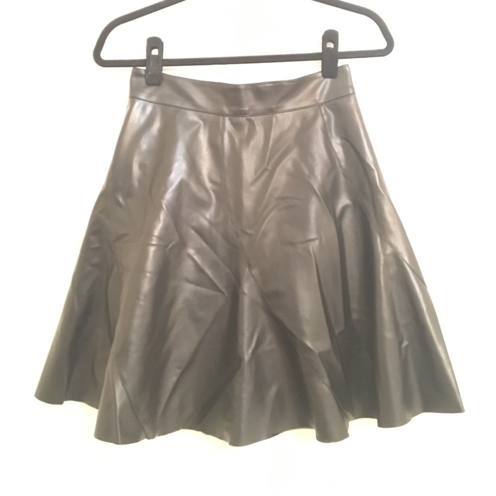 Black leather Bailey 44 skirt