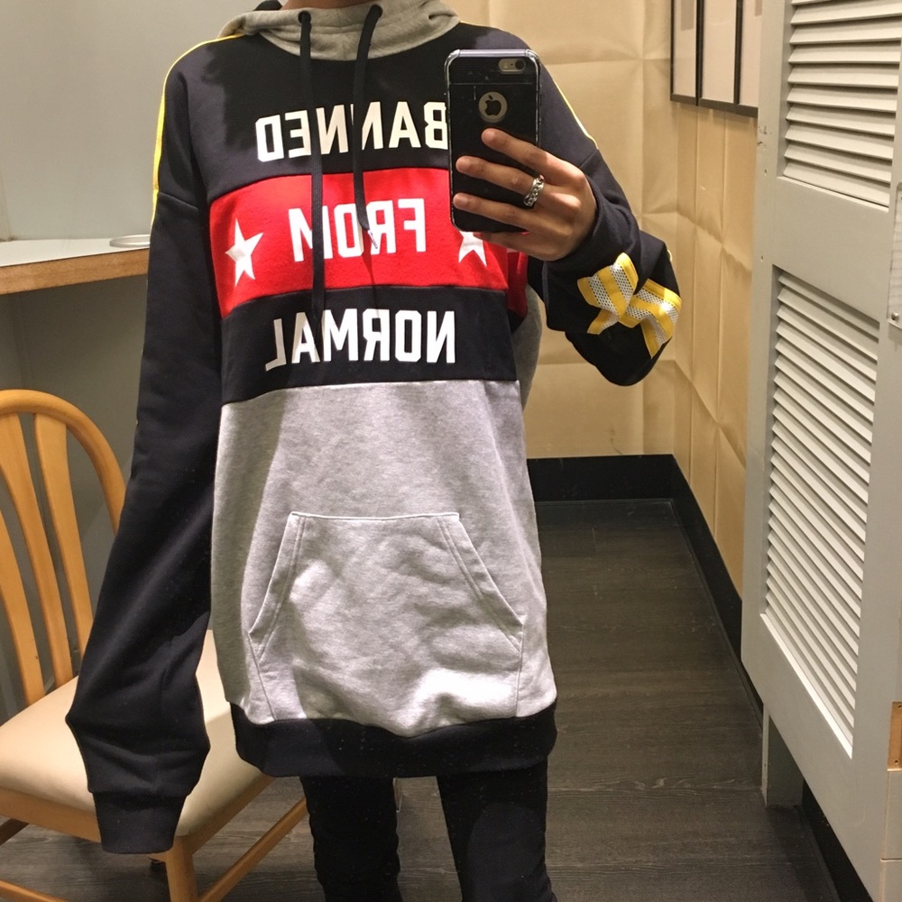 Oversized Banned From Normal Adidas Hoodie