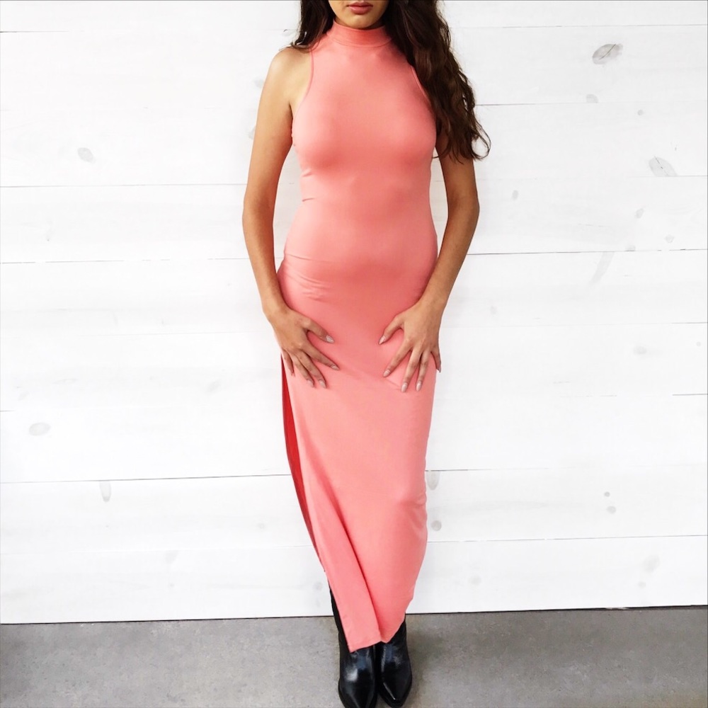 Mock Neck Dress
