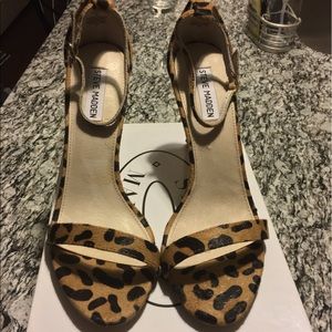 Leopard print heels