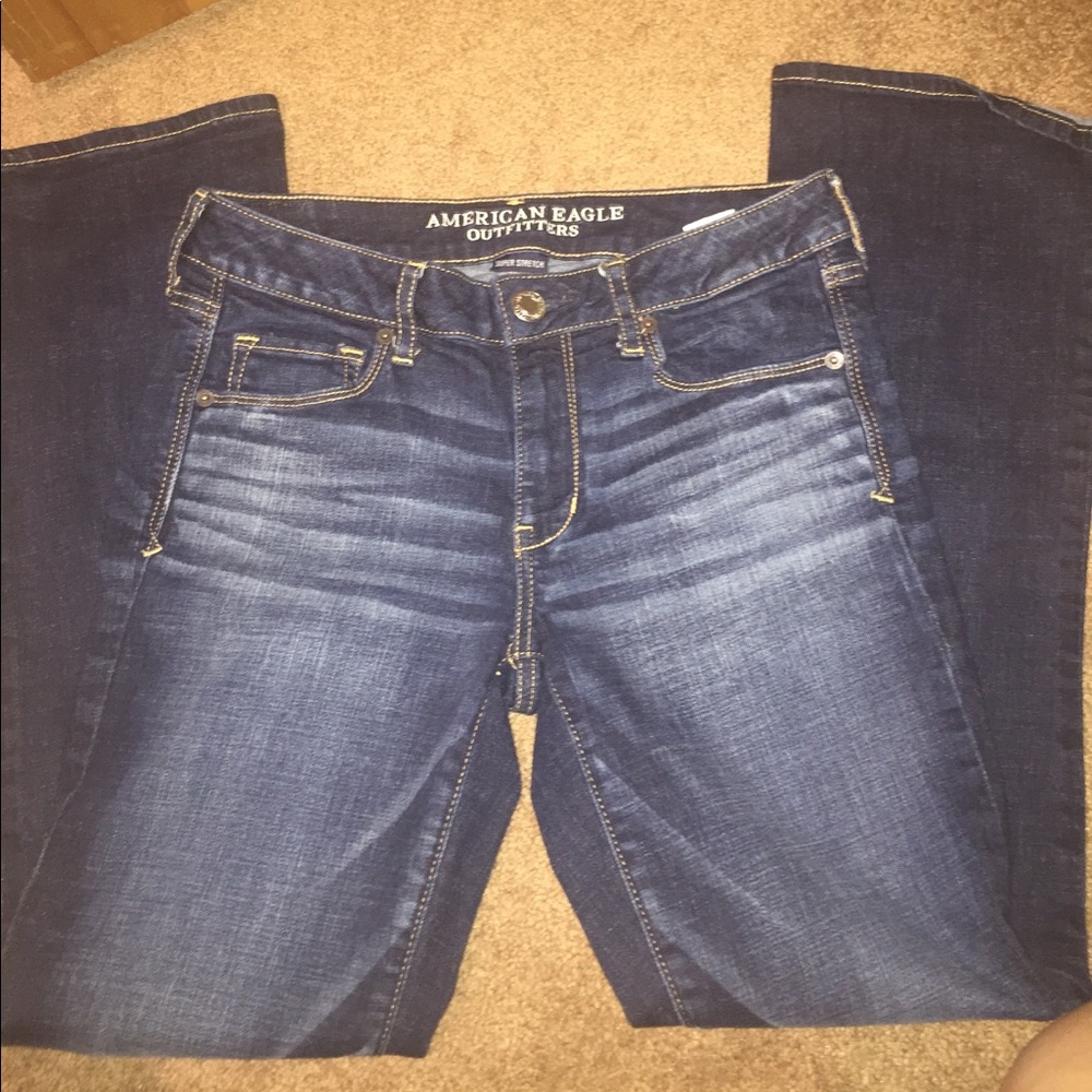 American Eagle dark wash bootcut jeans