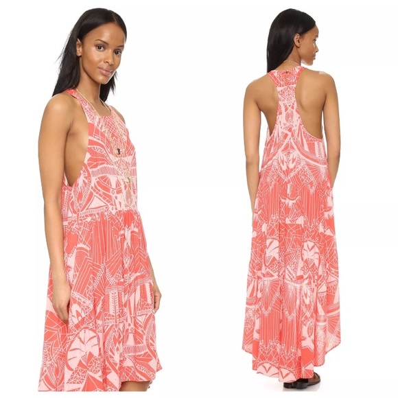 NWT Free People S High Low Maxi La Mar Dress Boho - Picture 6 of 8