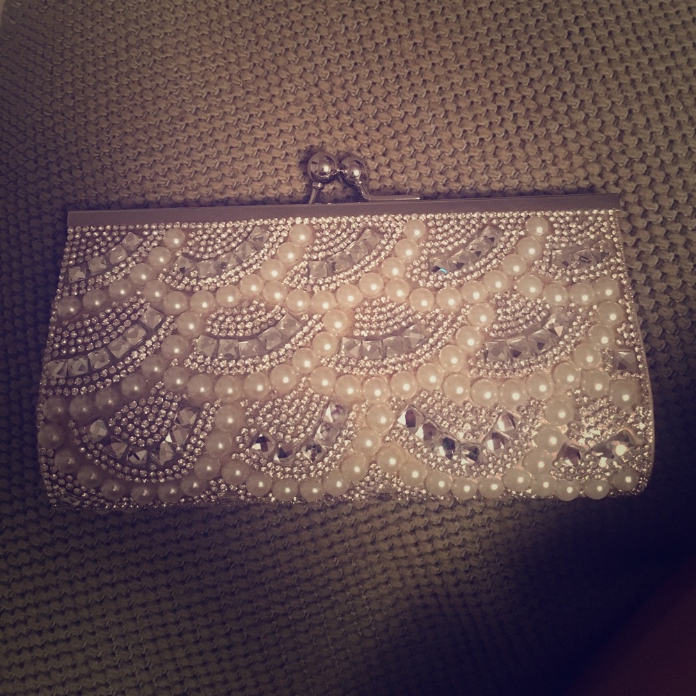 Charming Charlie's bedazzled clutch
