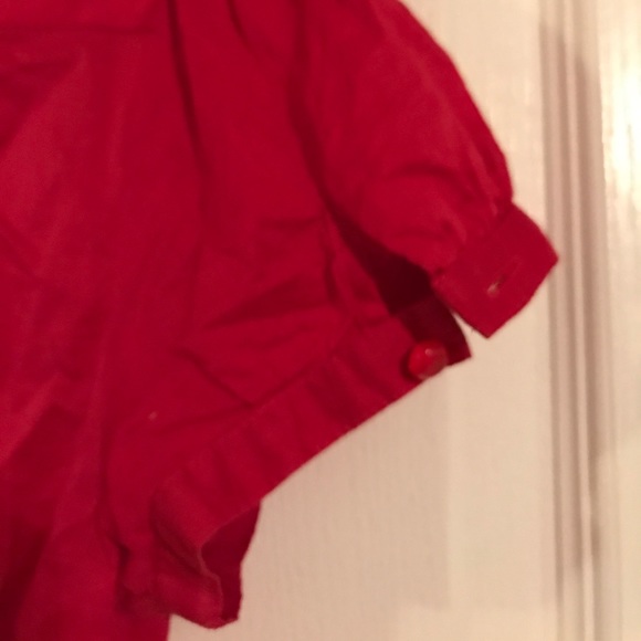 Red button up blouse ❤EXPRESS - Picture 4 of 4