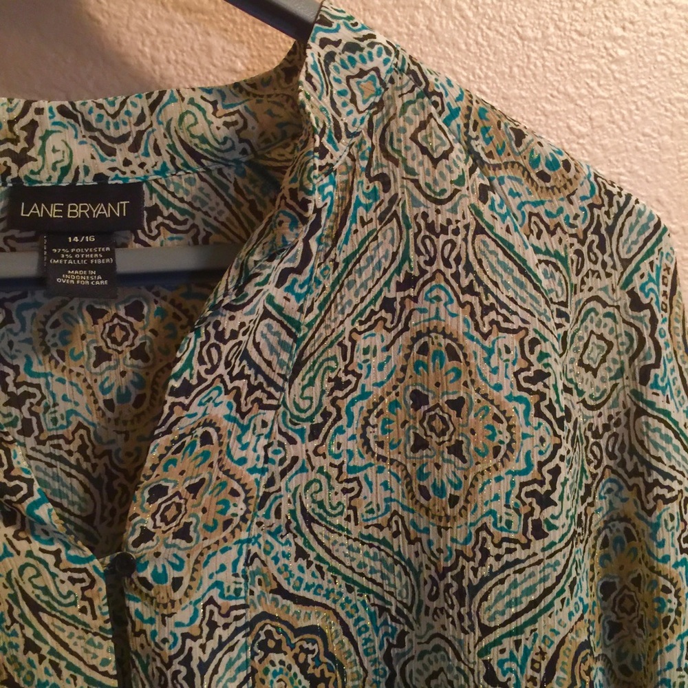 Beautiful Lane Bryant Flowing Blouse 14 / 16