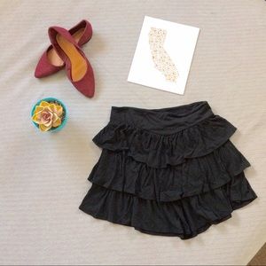 UO Tiered Ruffled Skirt 