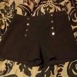 Forever 21 High Waisted Snap Button Shorts
