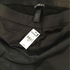 Express faux leather leggings