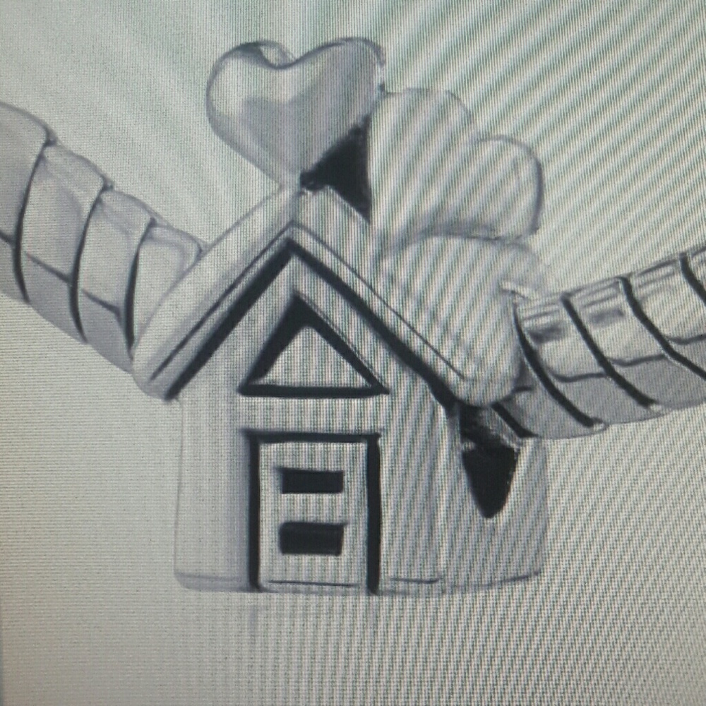 Pugster Charm House Hearts Sterling Silver New