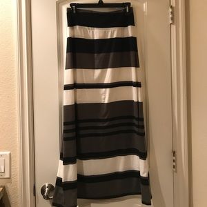 Stripped Maxi Skirt