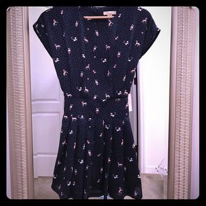 Unicorn, bunny, and kitty dress.