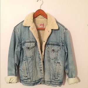 Vintage Levi's Sherpa Lined Denim Jacket
