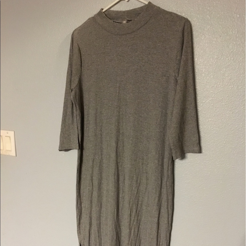 ASOS Gray Midi Dress